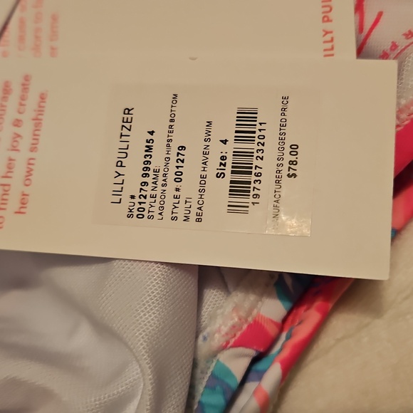 Lilly Pulitzer Colorful Bikini Bottom - Picture 5 of 6
